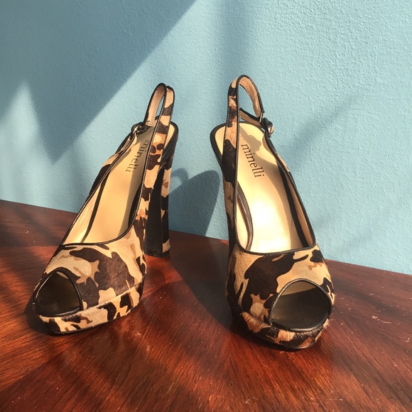 MINELLI animal print heels - Picture 2 of 4